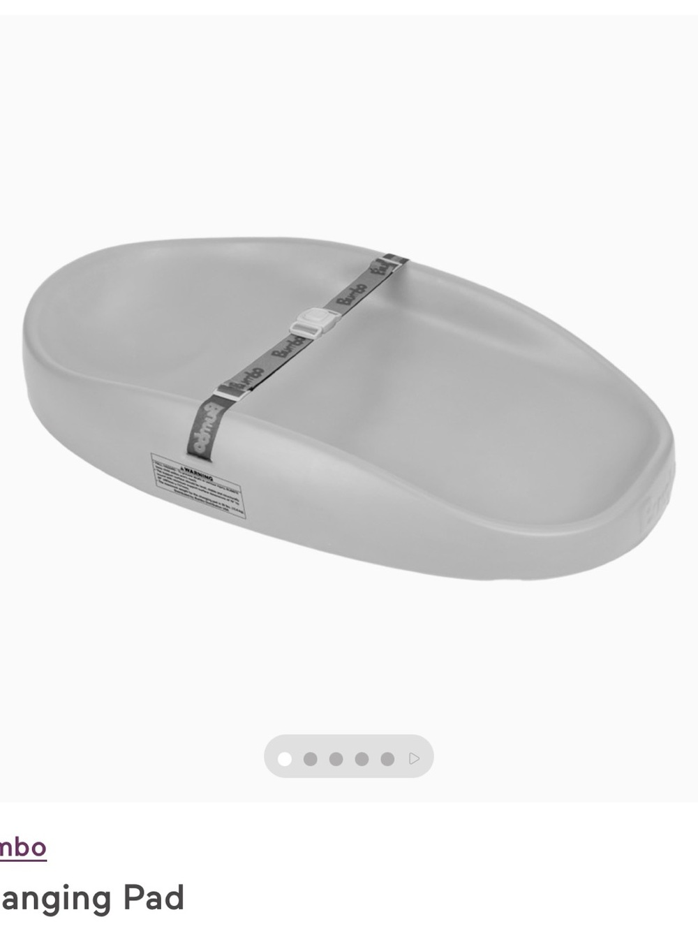 Bumbo changing pad